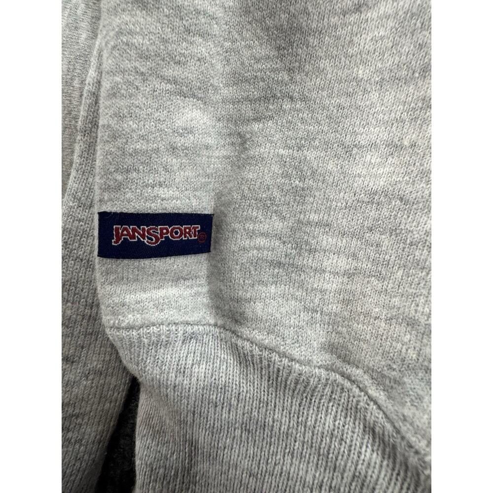 Rare Jansport NYU New York University Stitched Sewn-In Letters Sweatshirt XL - Picture 7 of 9